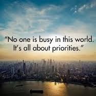 Sorry, I’m too busy!